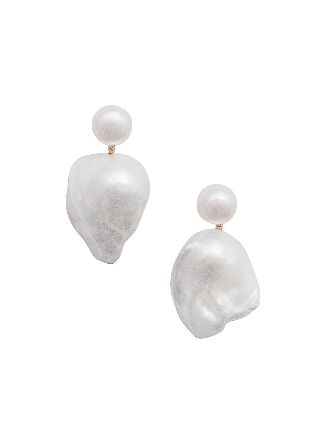 Emilia Earrings in White