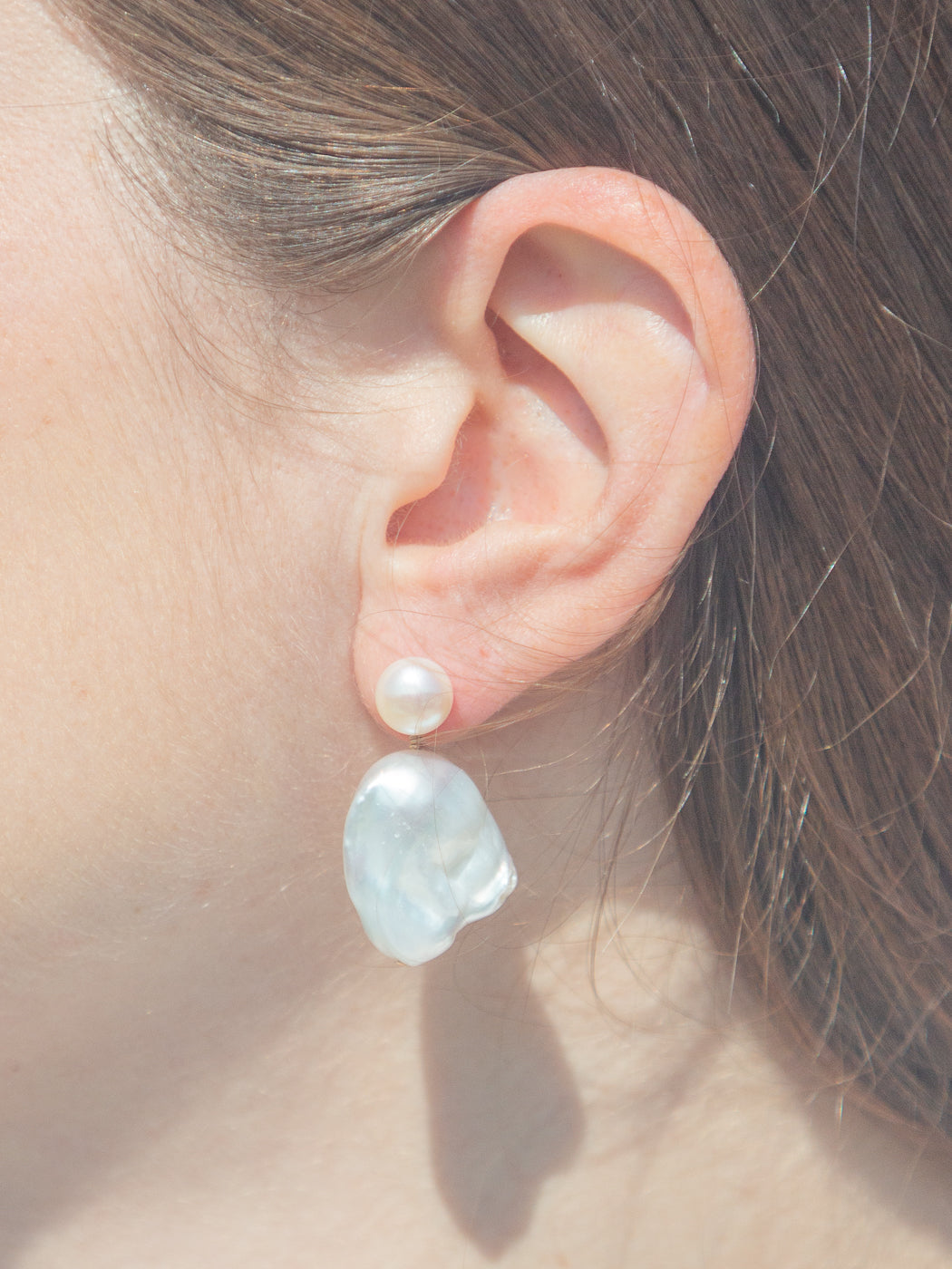 Emilia Earrings in White