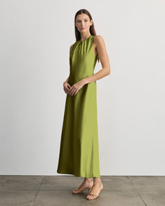 Emily Dress in Asparagus