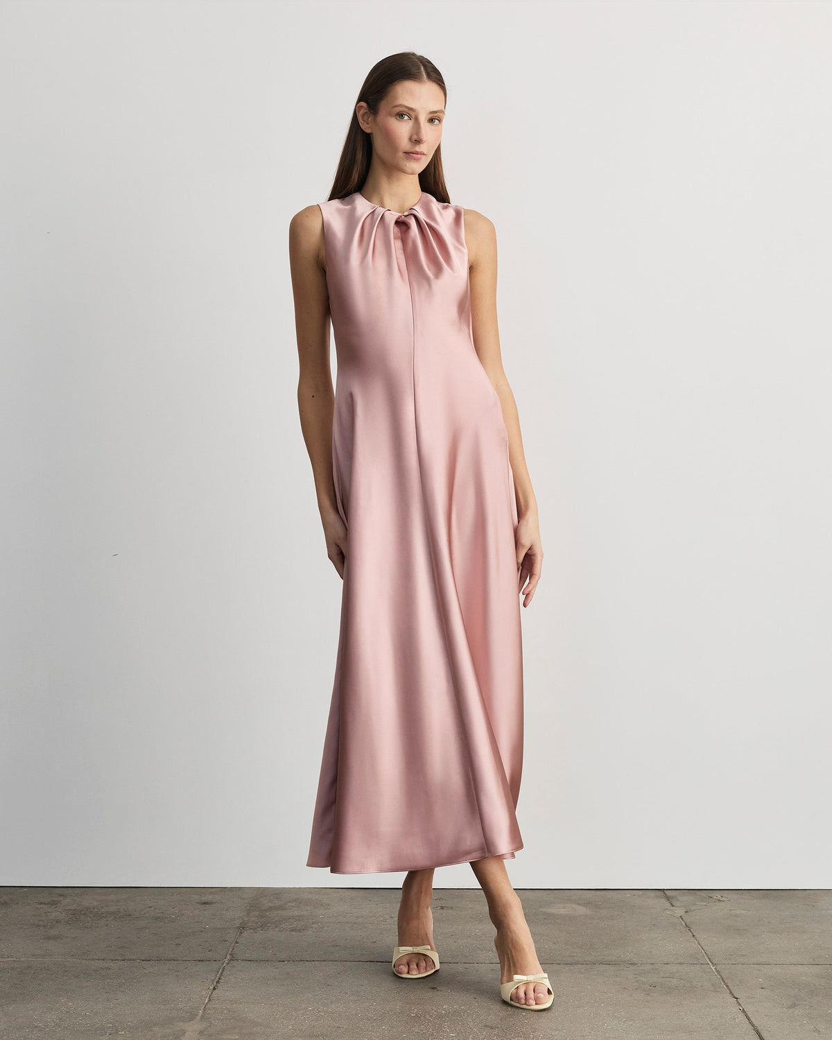 Emily Dress in Ballet Pink