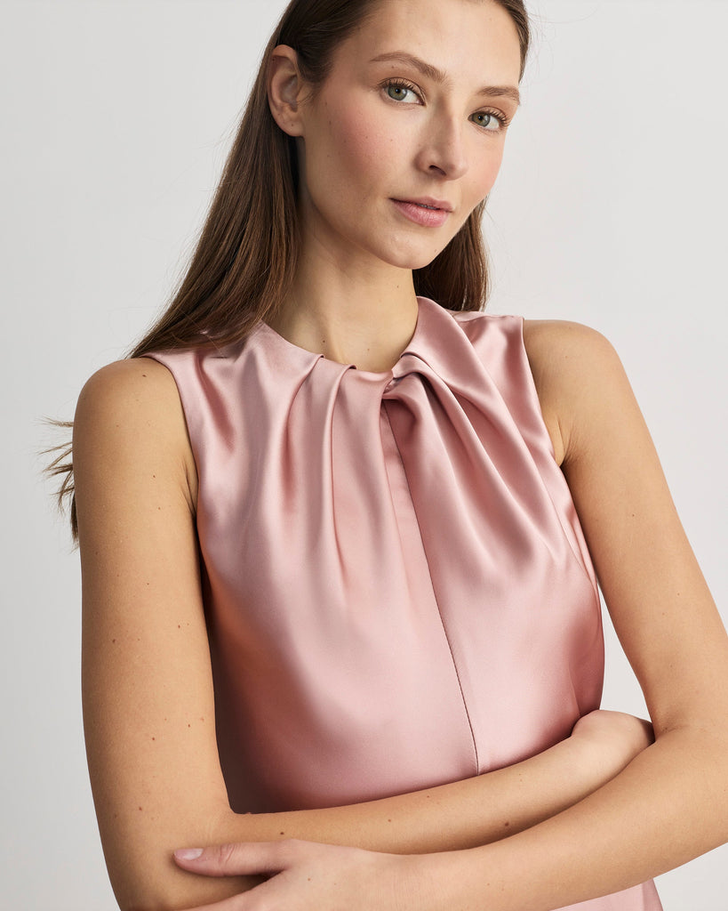 Emily Dress in Ballet Pink