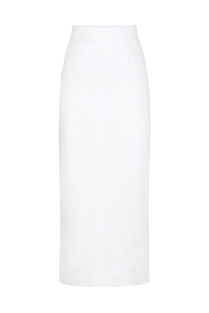 Emma Pencil Skirt in Ivory