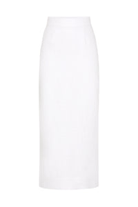 Emma Pencil Skirt in Ivory