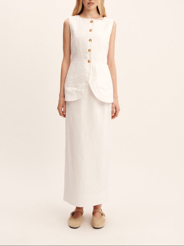 Emma Vest in Ivory
