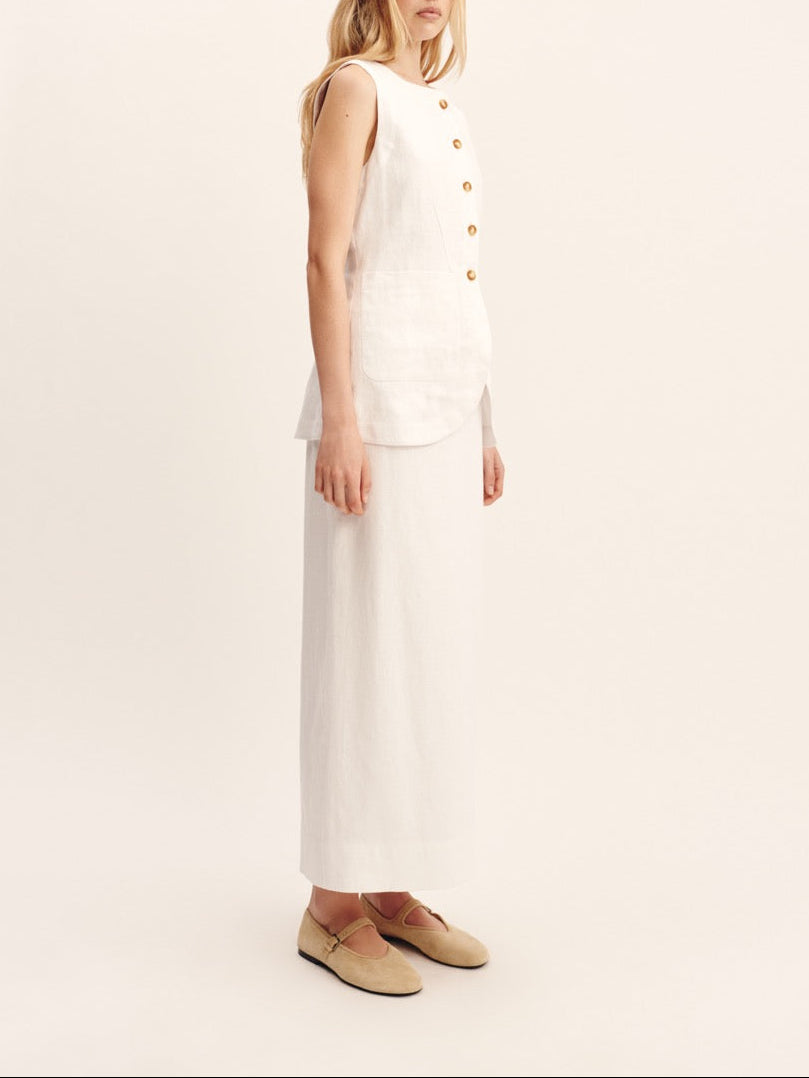Emma Vest in Ivory