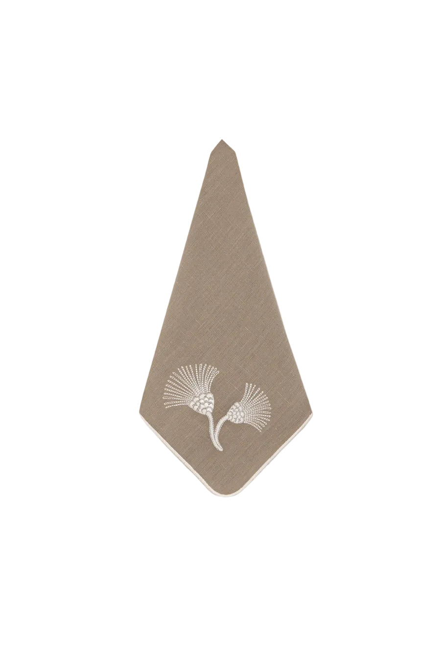 Nilo Linen Dinner Napkin in Moss