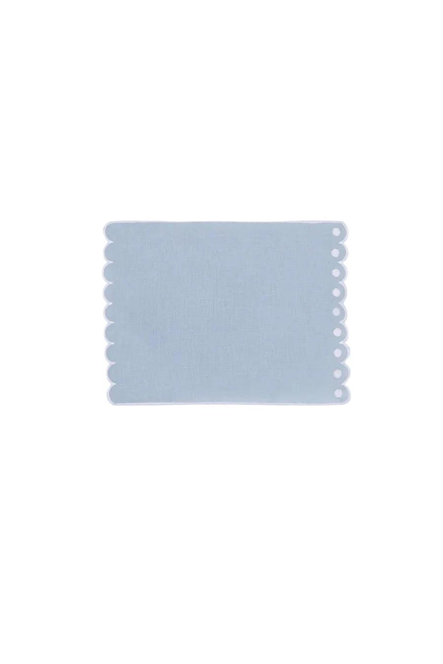 Bodoques Cocktail Napkins in Blue with White, Set of 6