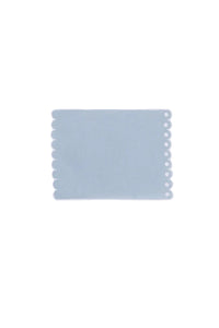 Bodoques Cocktail Napkins in Blue with White, Set of 6