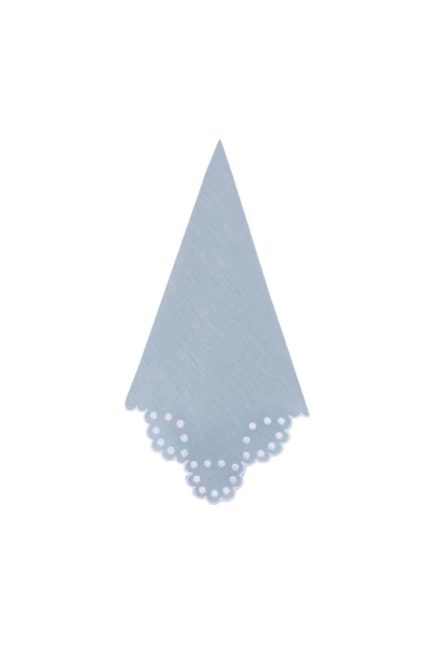 Bodoques Linen Napkin in Blue with White