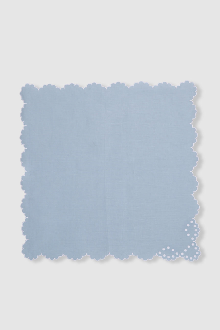 Bodoques Linen Napkin in Blue with White