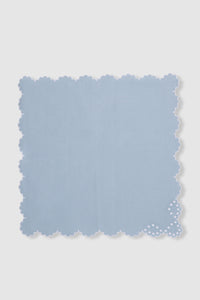 Bodoques Linen Napkin in Blue with White