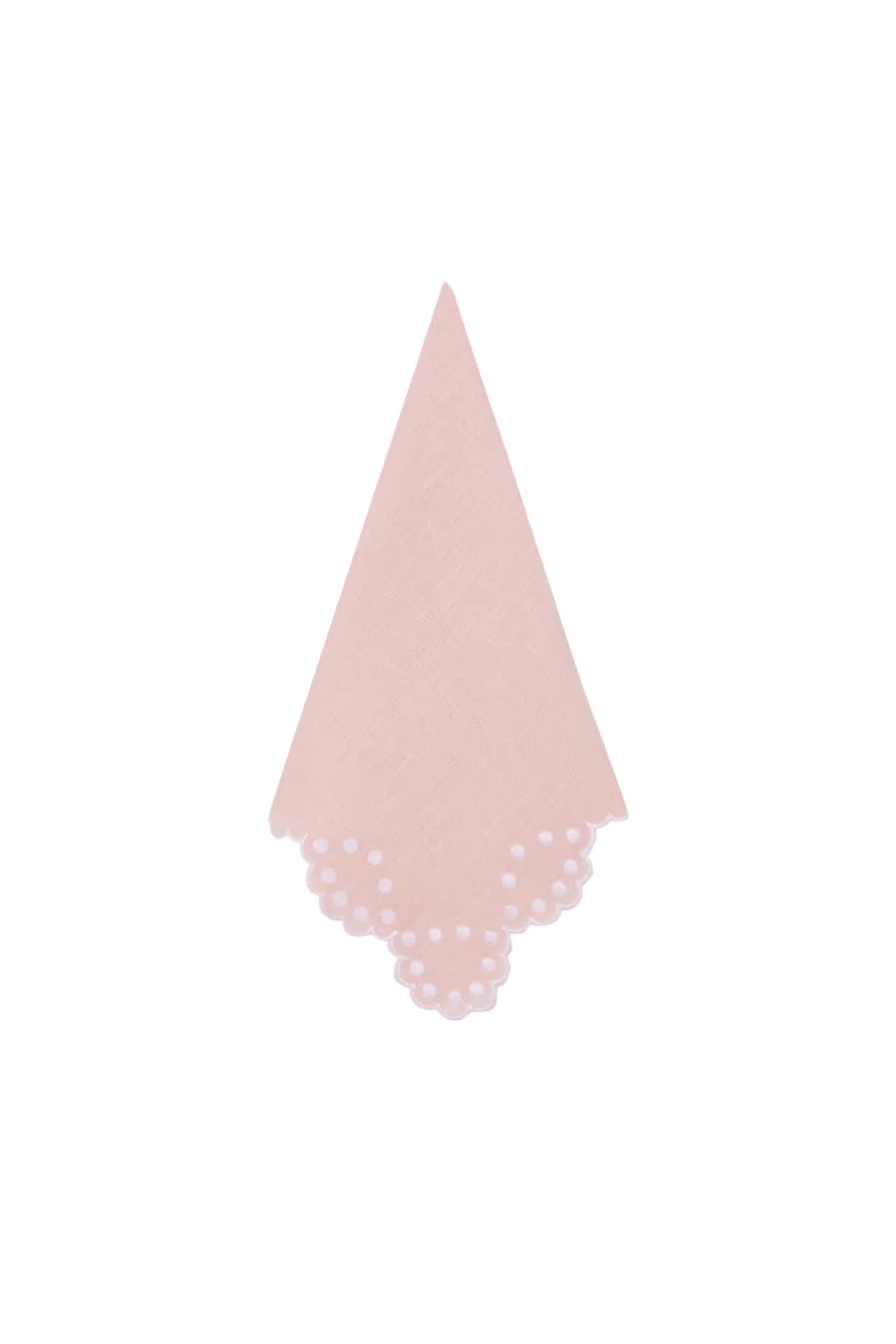 Bodoques Linen Napkin in Pink with White