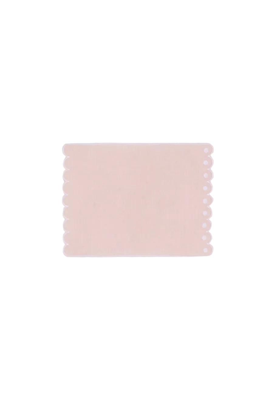 Bodoques Cocktail Napkins in Pink with White, Set of 6