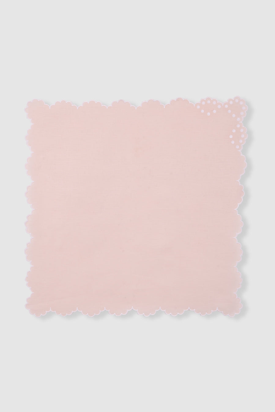 Bodoques Linen Napkin in Pink with White