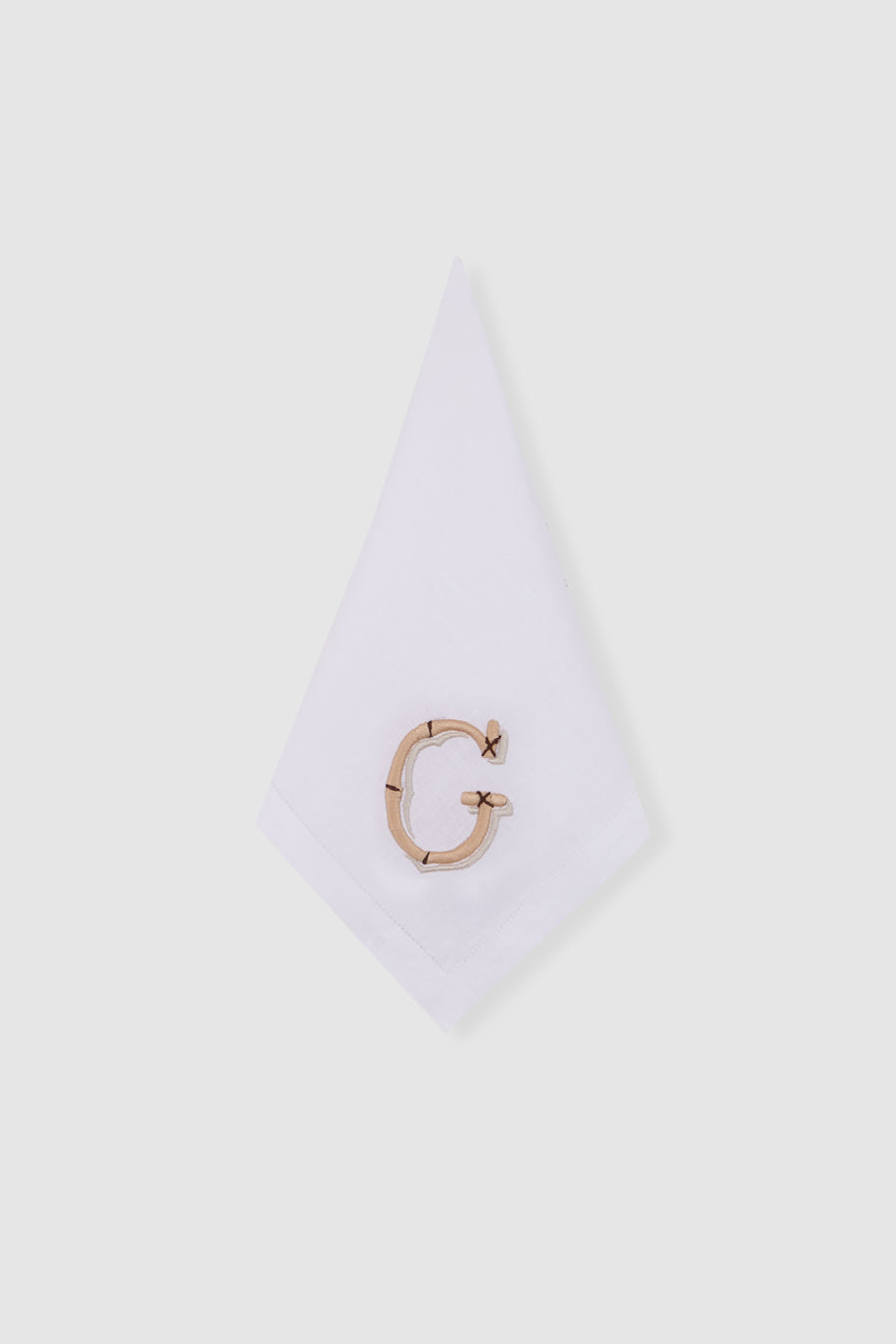 The Bamboo Monogram Napkin, Set of 4