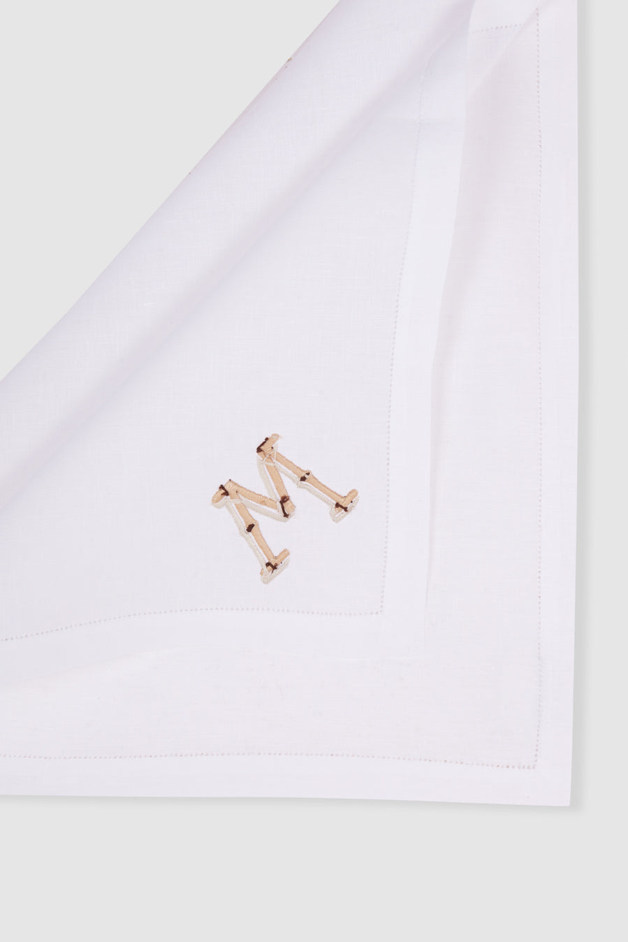 The Bamboo Monogram Napkin, Set of 4