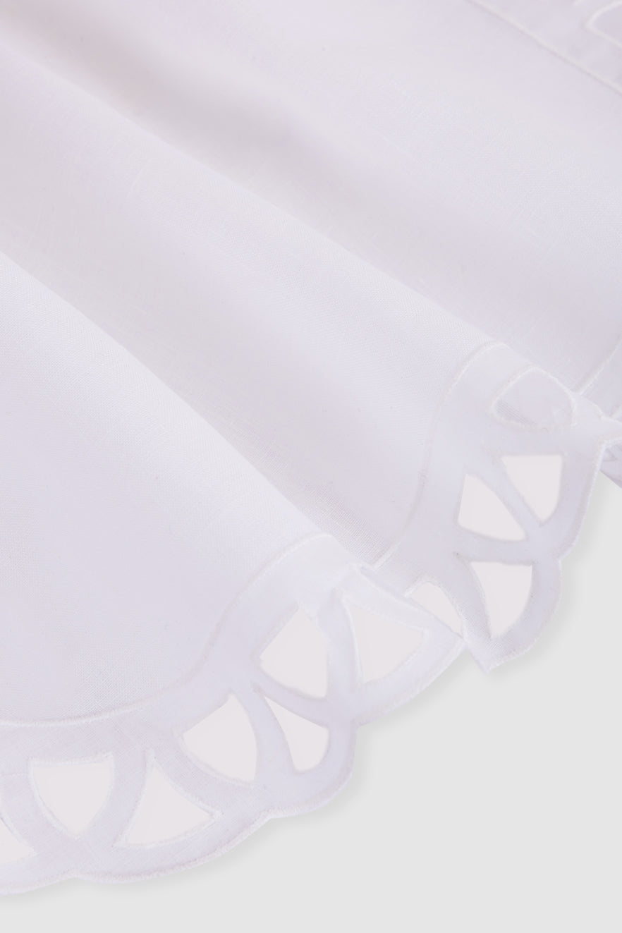 Corfu Linen Napkin in White