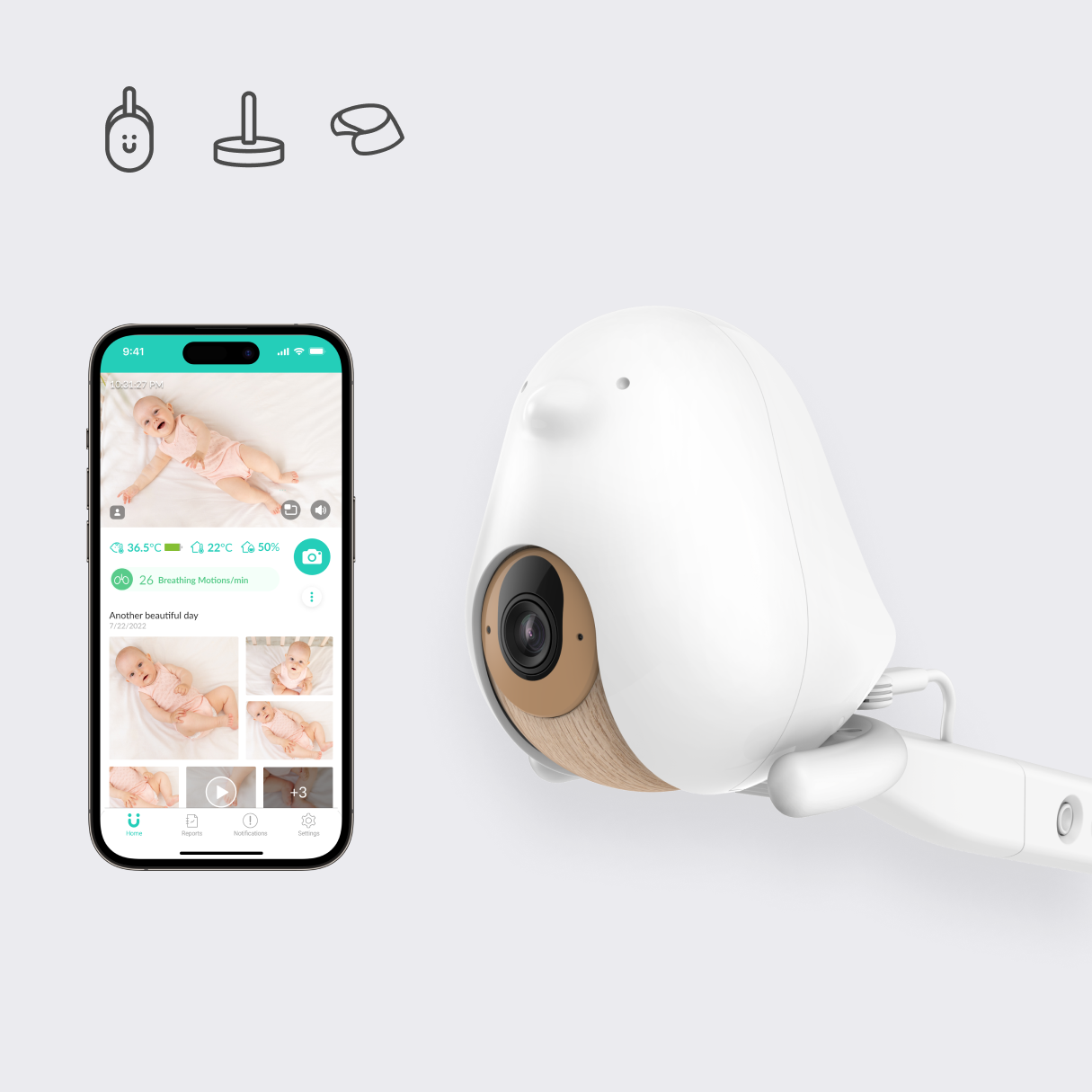 CuboAi Plus Smart Baby Monitor