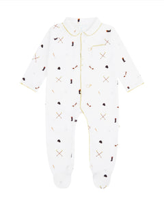 Equestrian Organic Cotton Sleepsuit