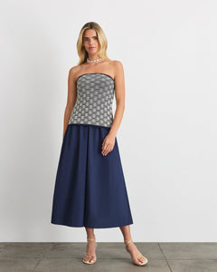 Erika Dress in Maritime Blue Multi