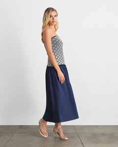 Erika Dress in Maritime Blue Multi