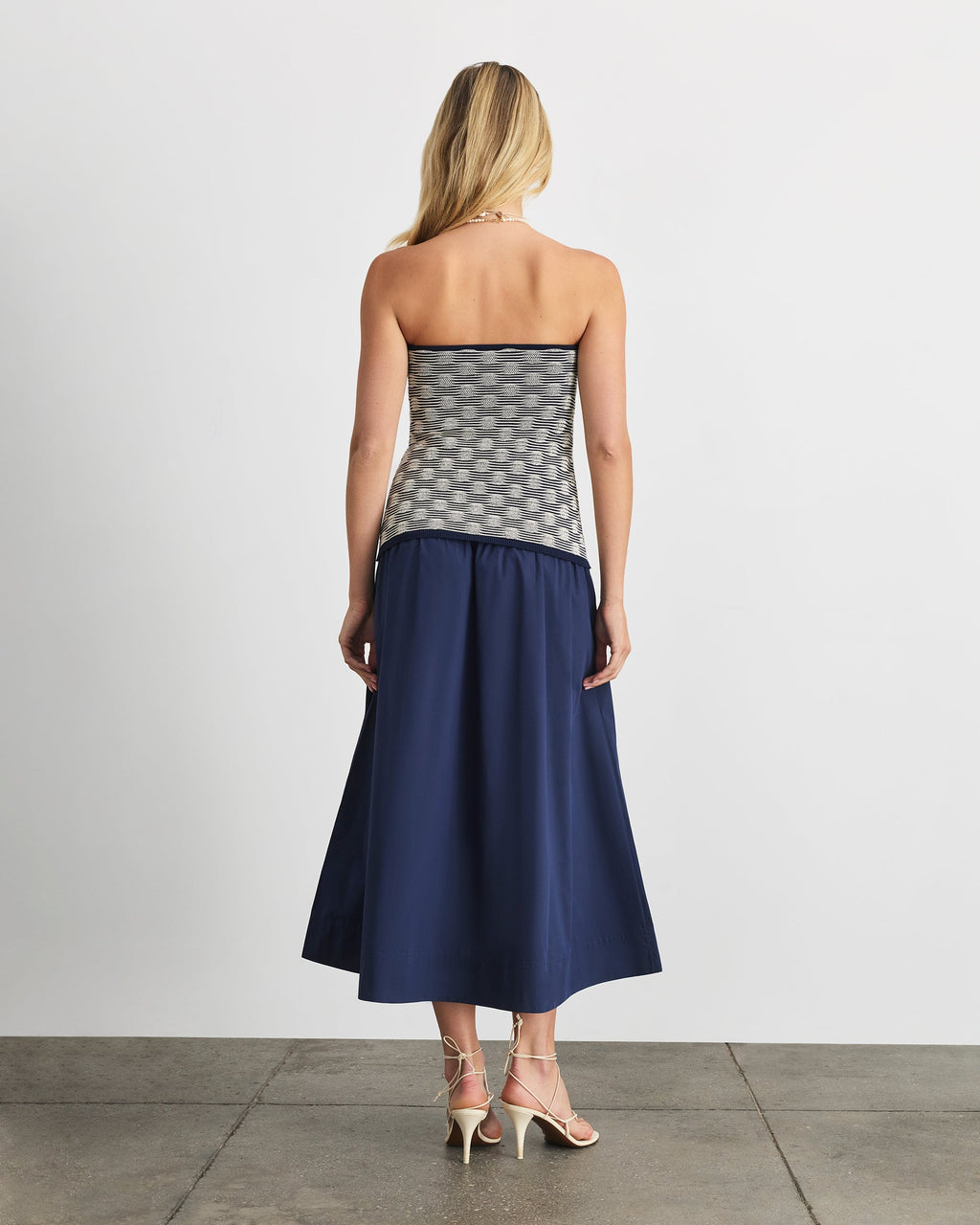 Erika Dress in Maritime Blue Multi