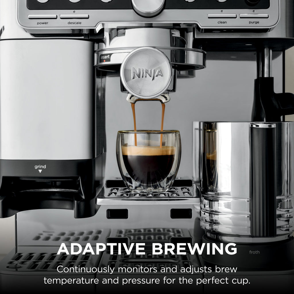 Ninja Luxe Cafe Pro 4-in-1 Espresso, Drip Coffee, Cold Brew, Hot Water Maker
