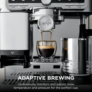 Ninja Luxe Cafe Pro 4-in-1 Espresso, Drip Coffee, Cold Brew, Hot Water Maker