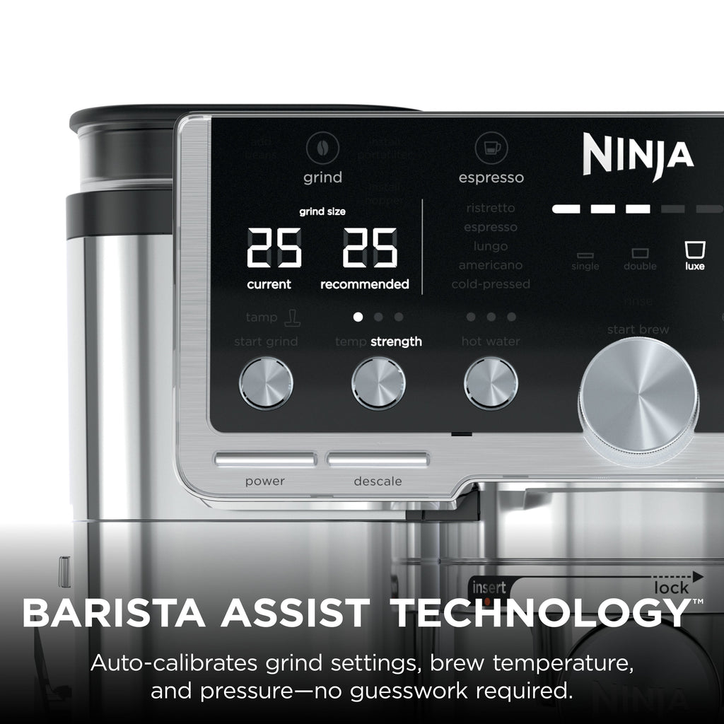 Ninja Luxe Cafe Pro 4-in-1 Espresso, Drip Coffee, Cold Brew, Hot Water Maker