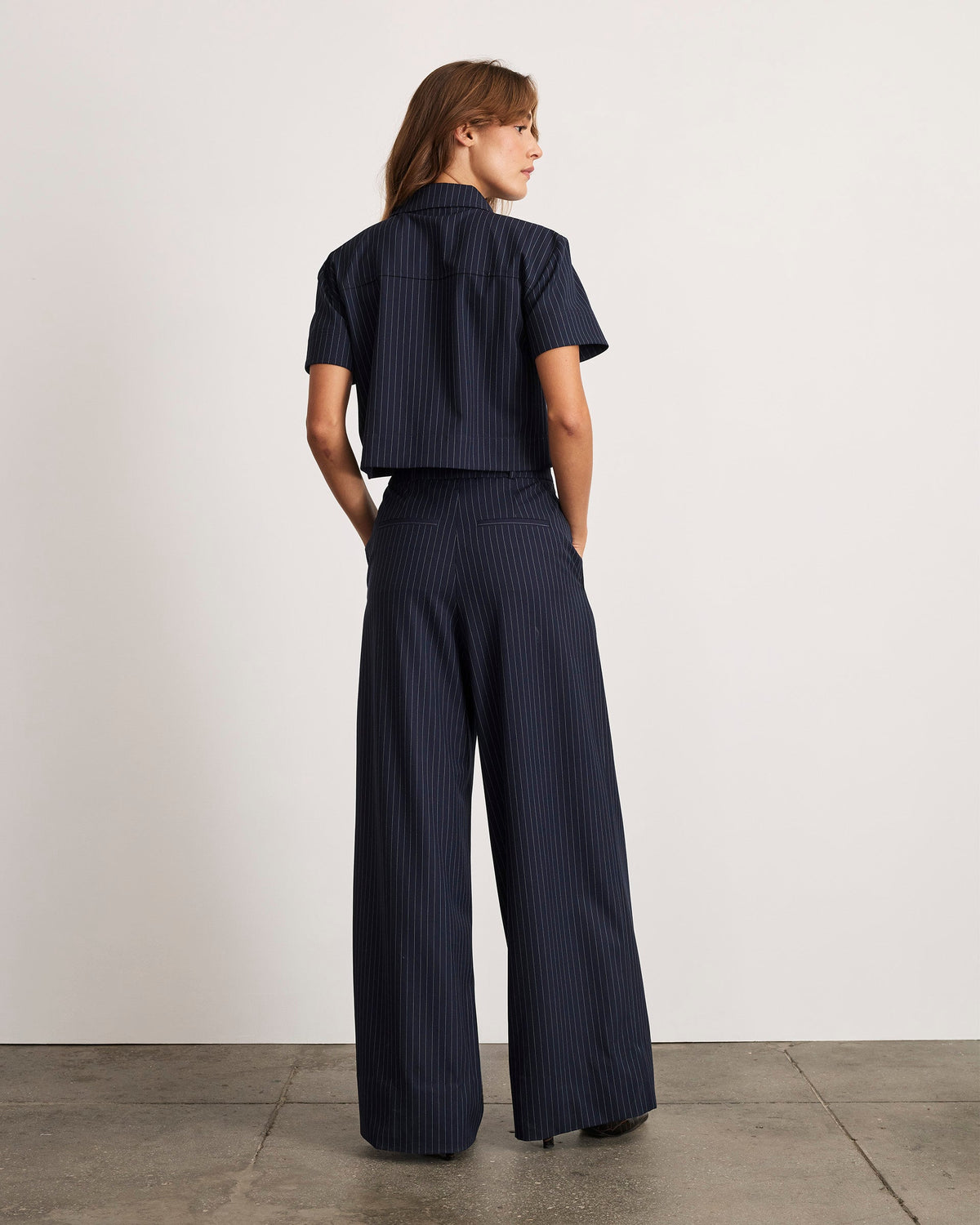 Evelyn Top in Classic Navy