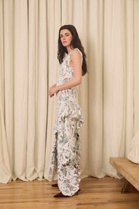 Evie Dress in Chenille & Mohair Lace