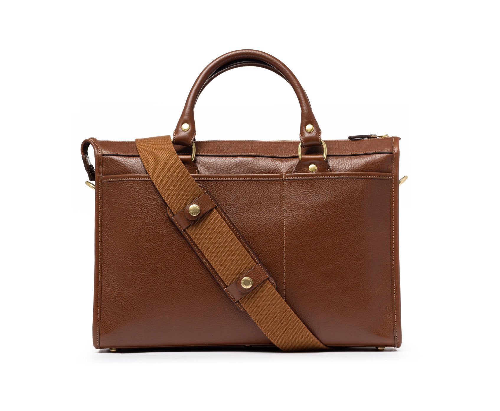 Examiner No. 5 | Vintage Tan Leather Briefcase | Over The Moon
