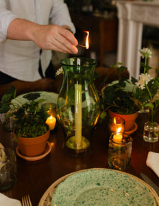 Taper Candle Holder in Solid Brass