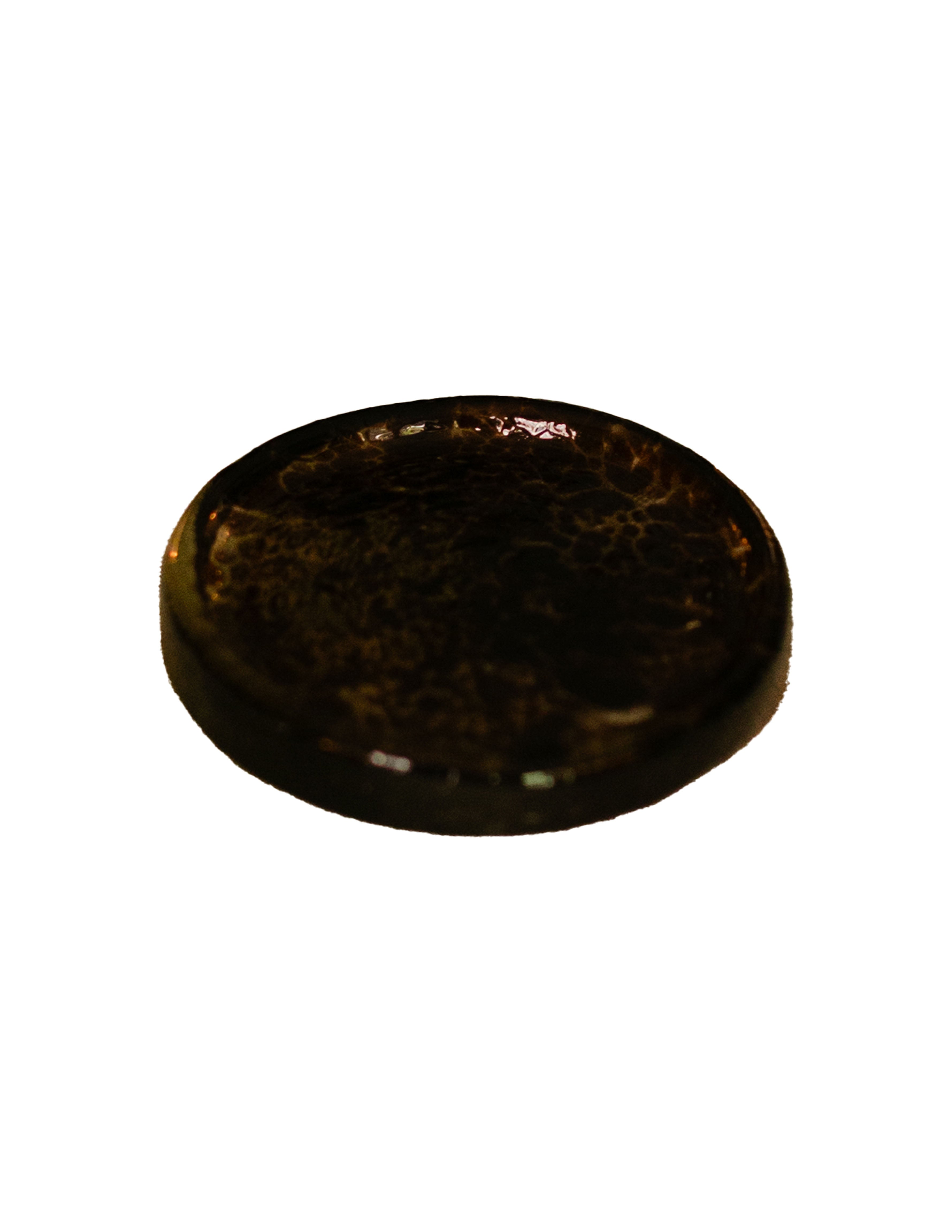 Glass Trivet in Olive