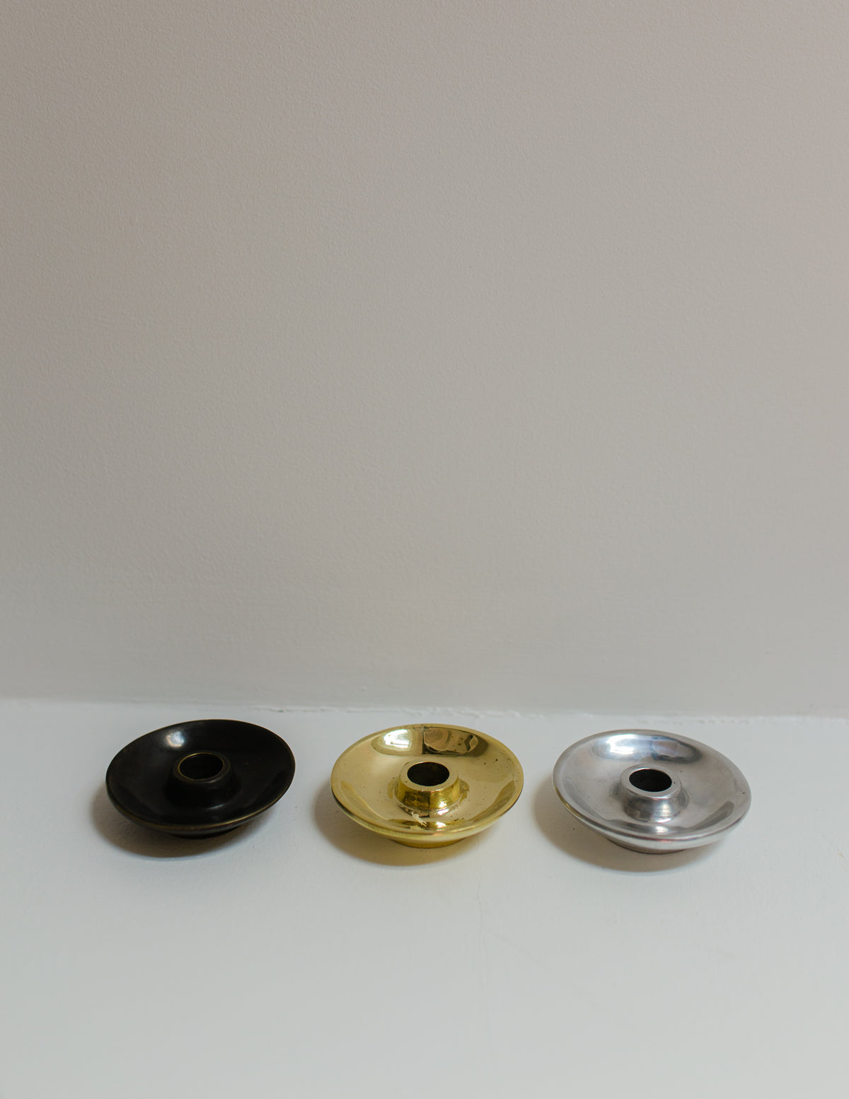 Taper Candle Holder in Solid Brass