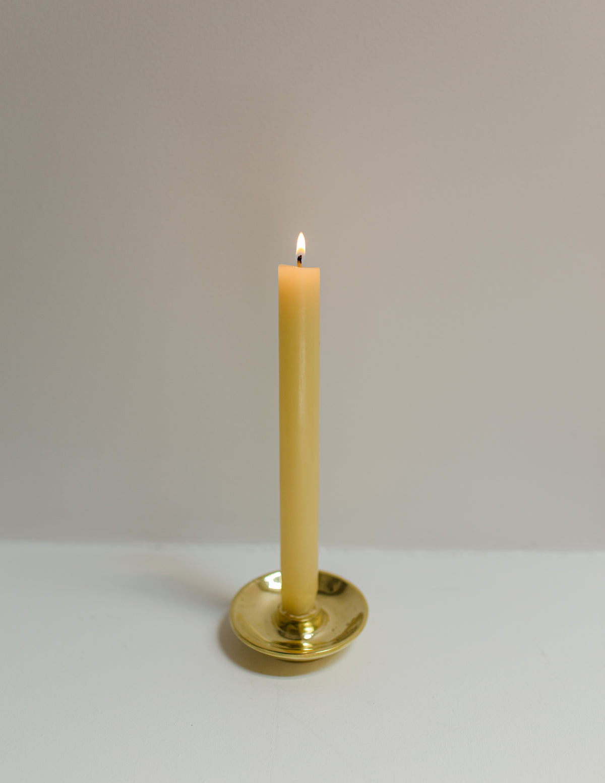 Taper Candle Holder in Solid Brass