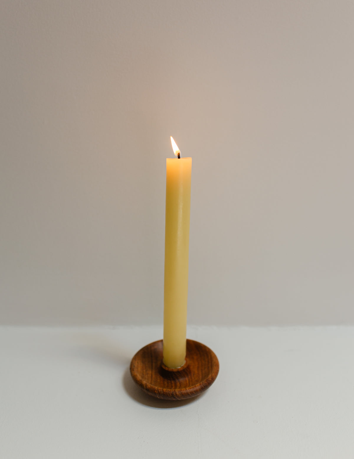 Taper Candle Holder in Mesquite Wood