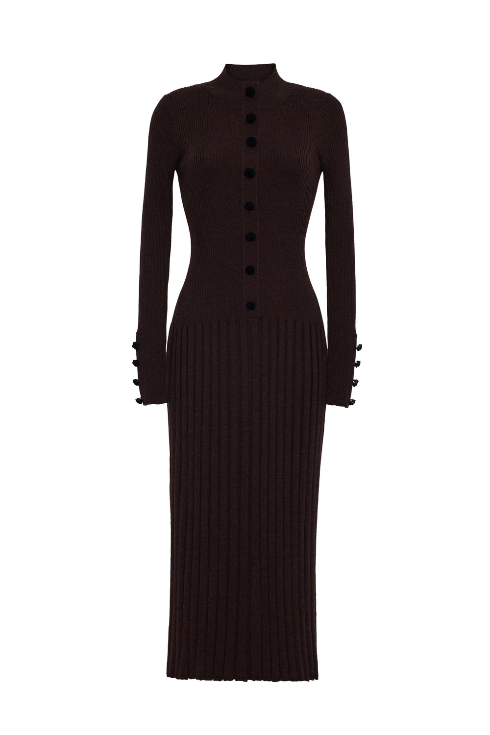 Easton Dress in Brown