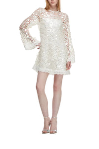 Eclipse Mini Dress in White