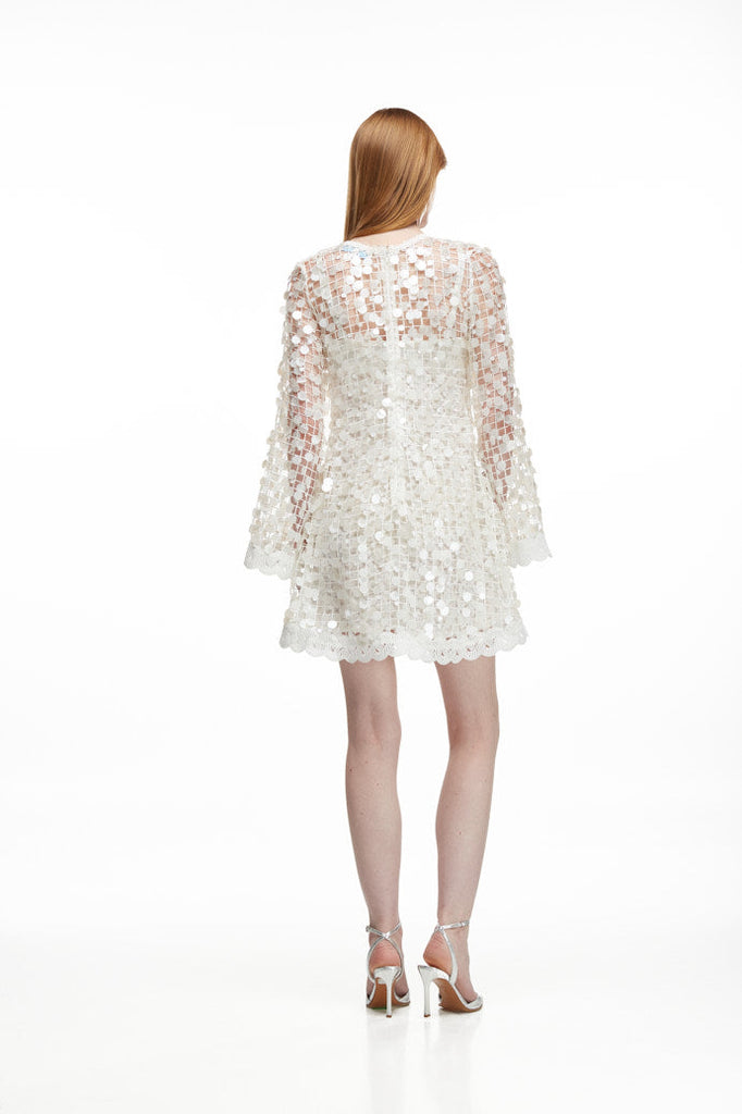 Eclipse Mini Dress in White