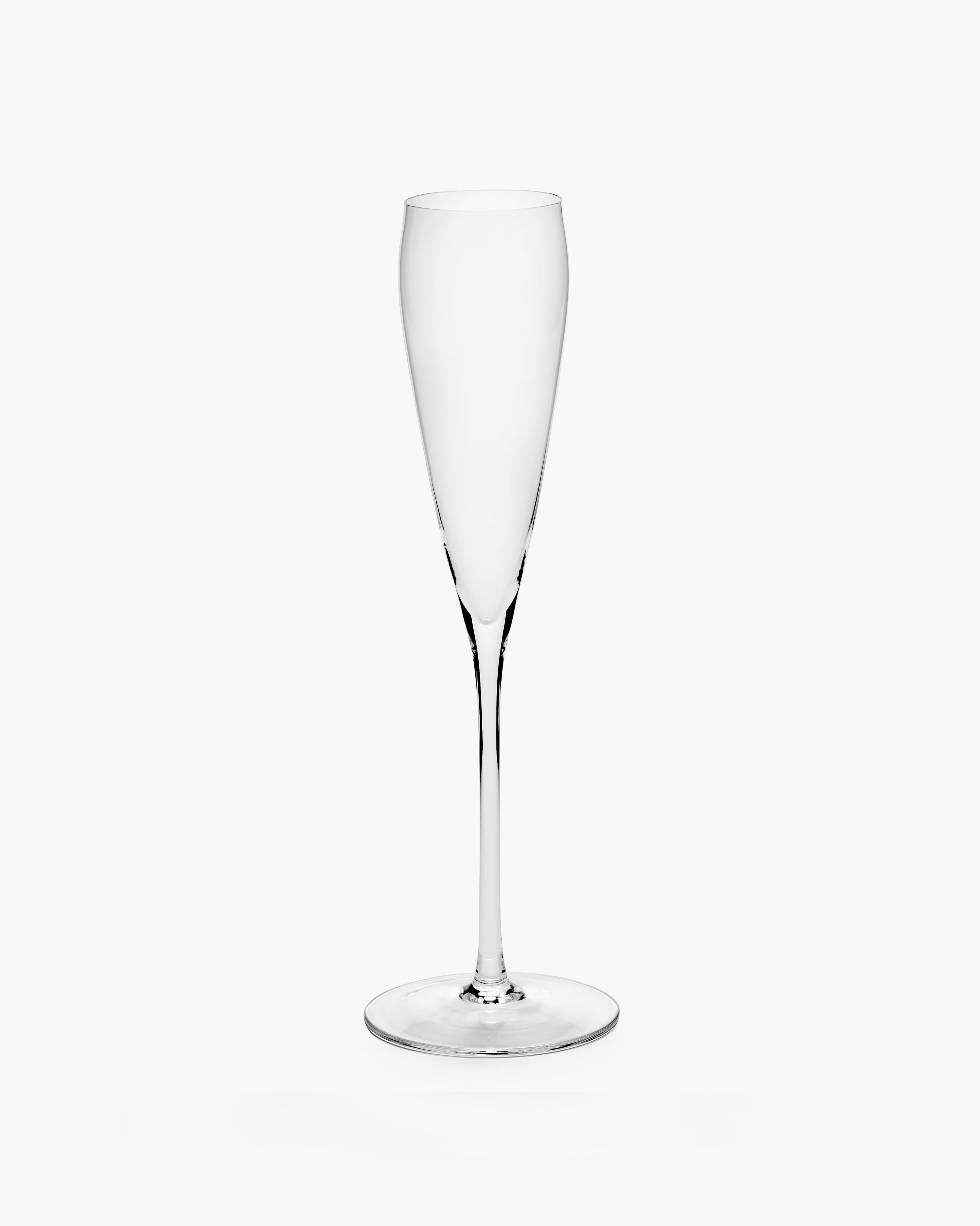Champagne glass transparent Silhouette (Set of 8)