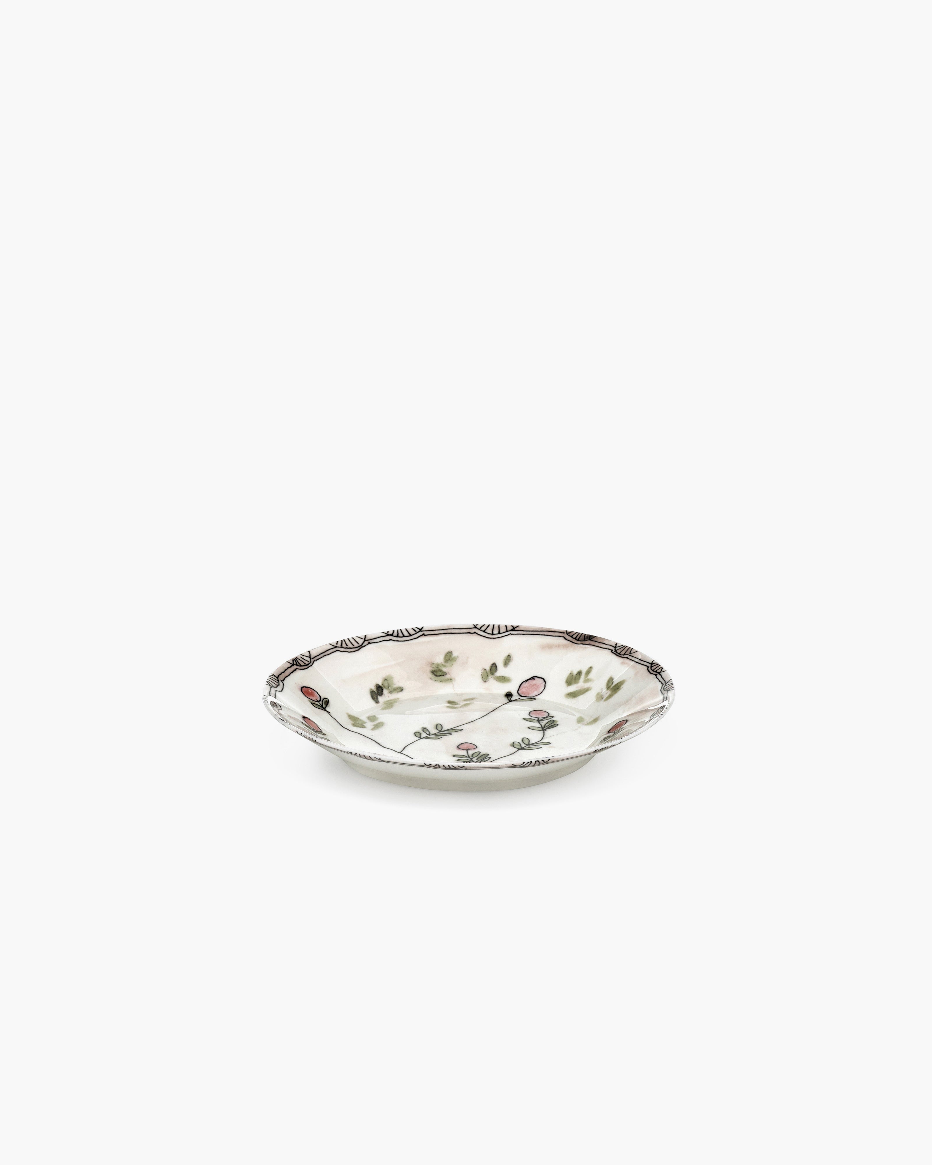 Deep Plate S Mirtillo Nude Midnight Flowers