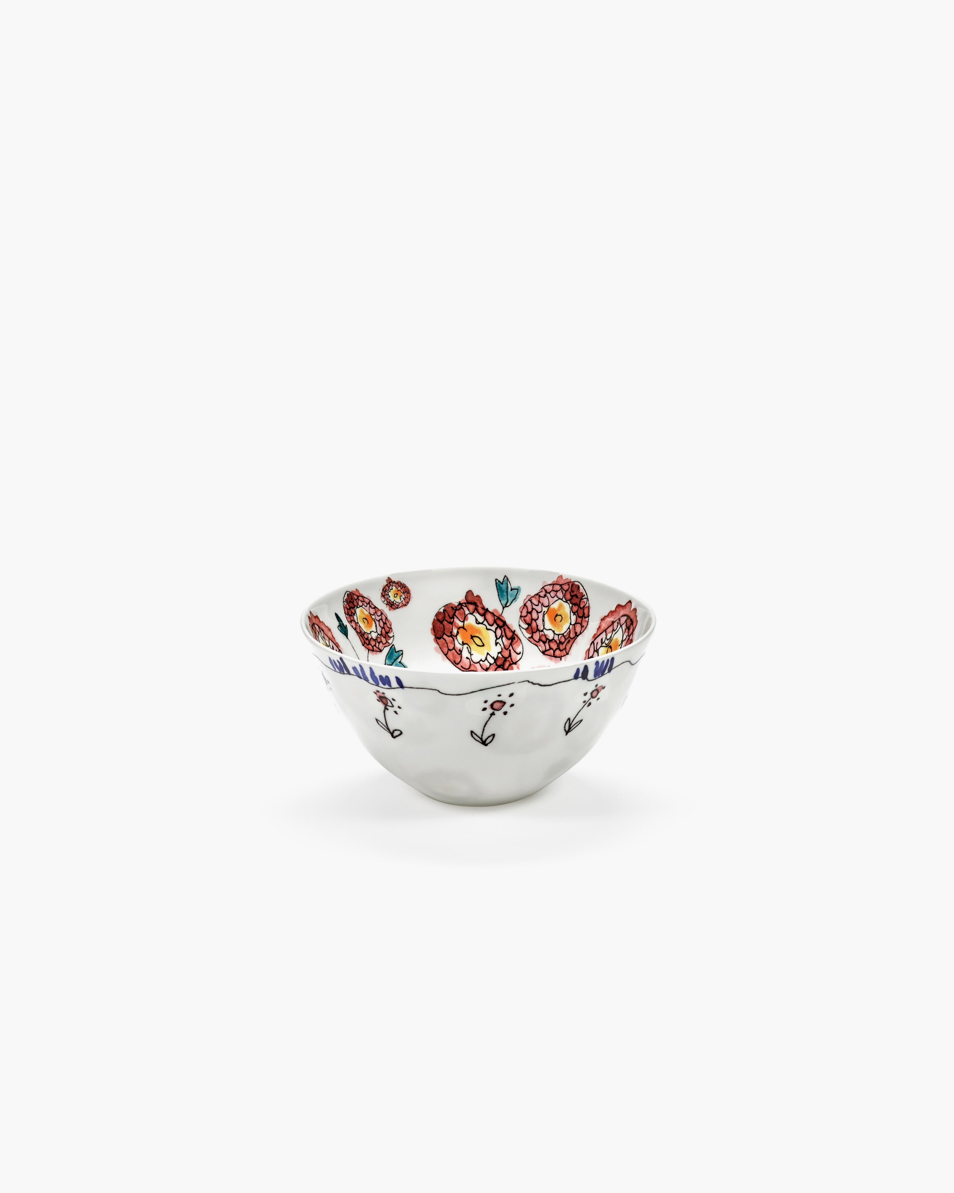 Breakfast Bowl Anemone Milk Midnight Flowers