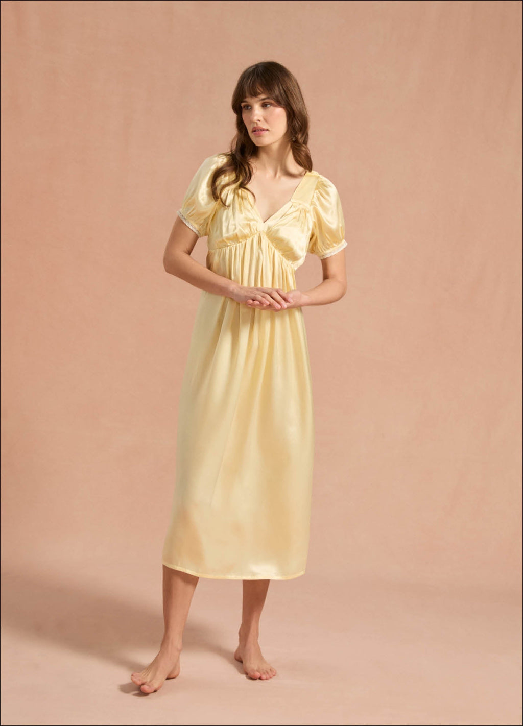 Caroline Nightie in Yellow