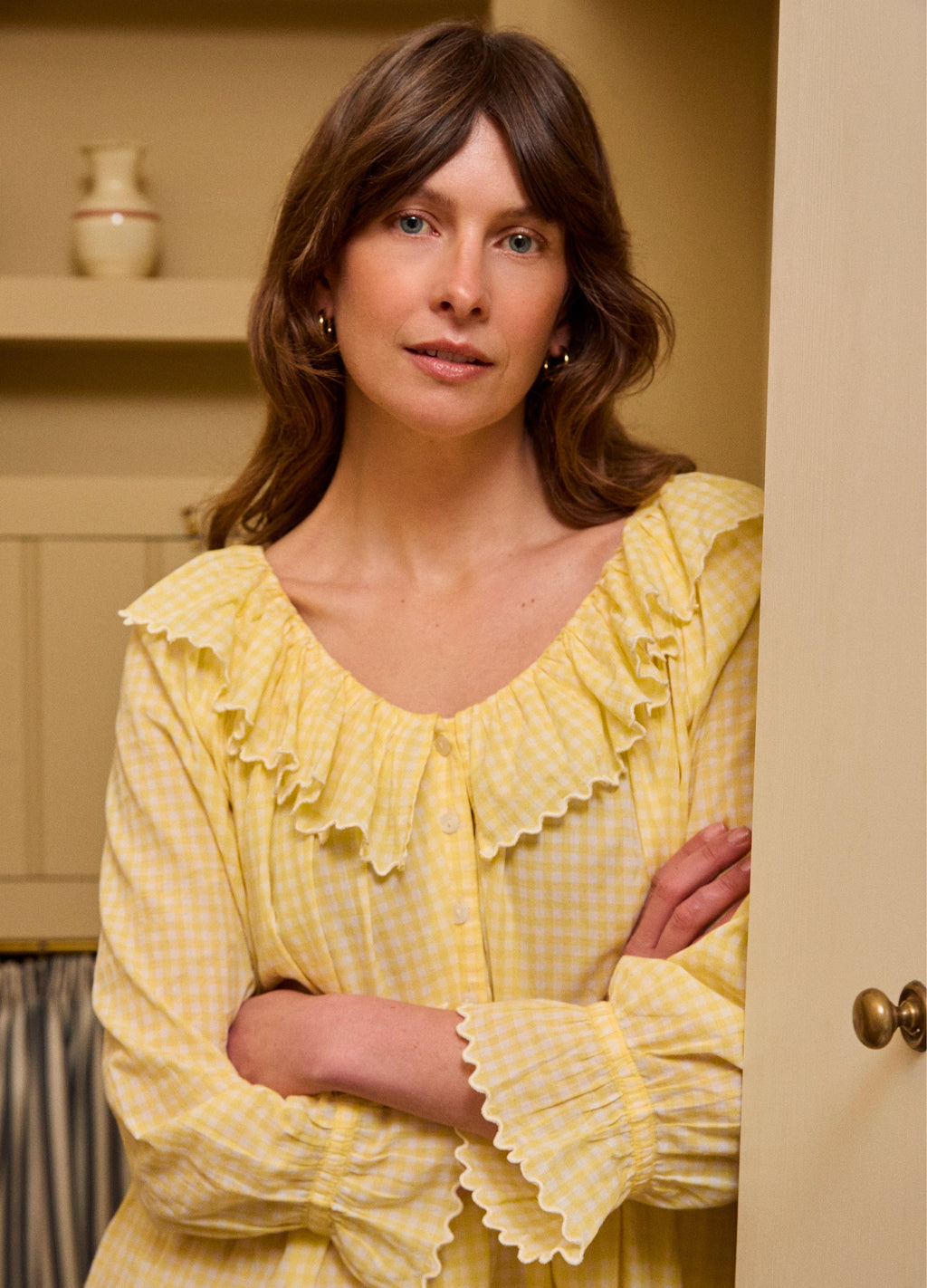 Pandora in Buttercup Yellow Gingham