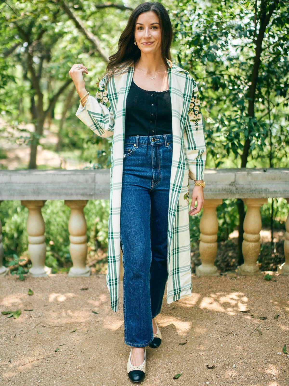 EDDY x Mckenzie Depinto Melly Jacket in Green Plaid & Floral