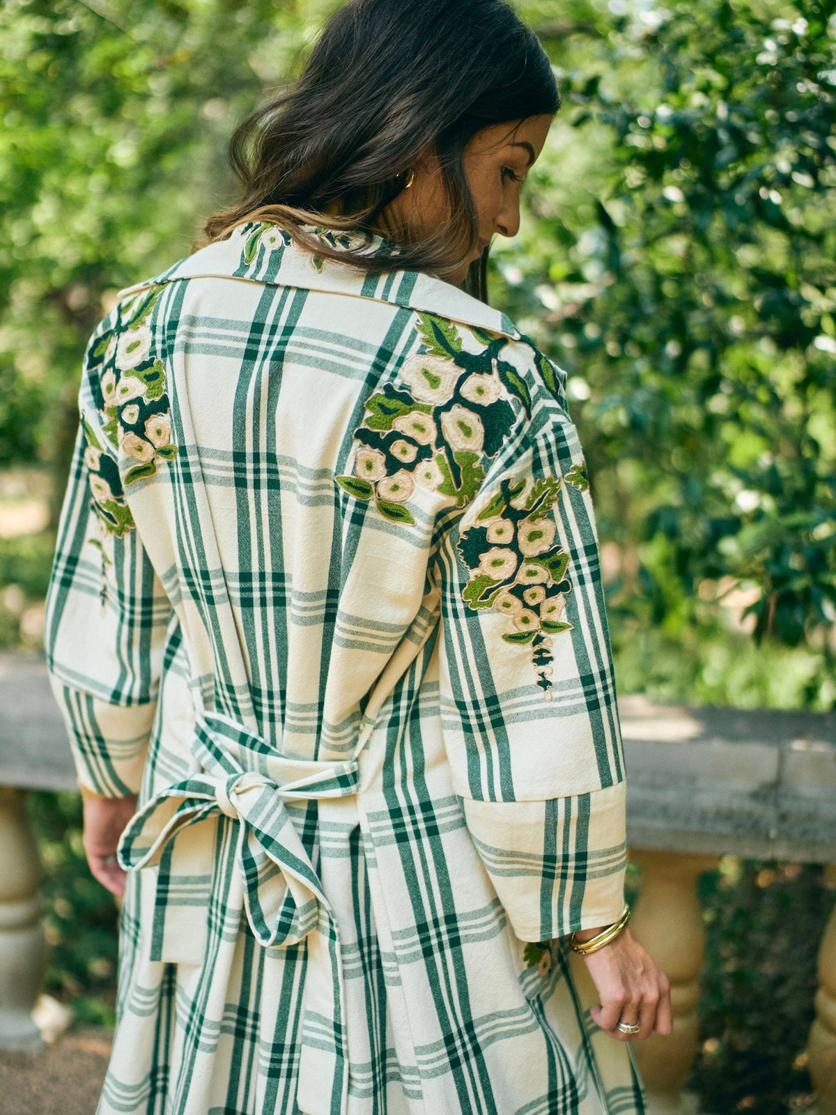 EDDY x Mckenzie Depinto Melly Jacket in Green Plaid & Floral