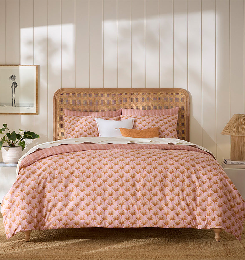 Edna Sham in Pink & Orange
