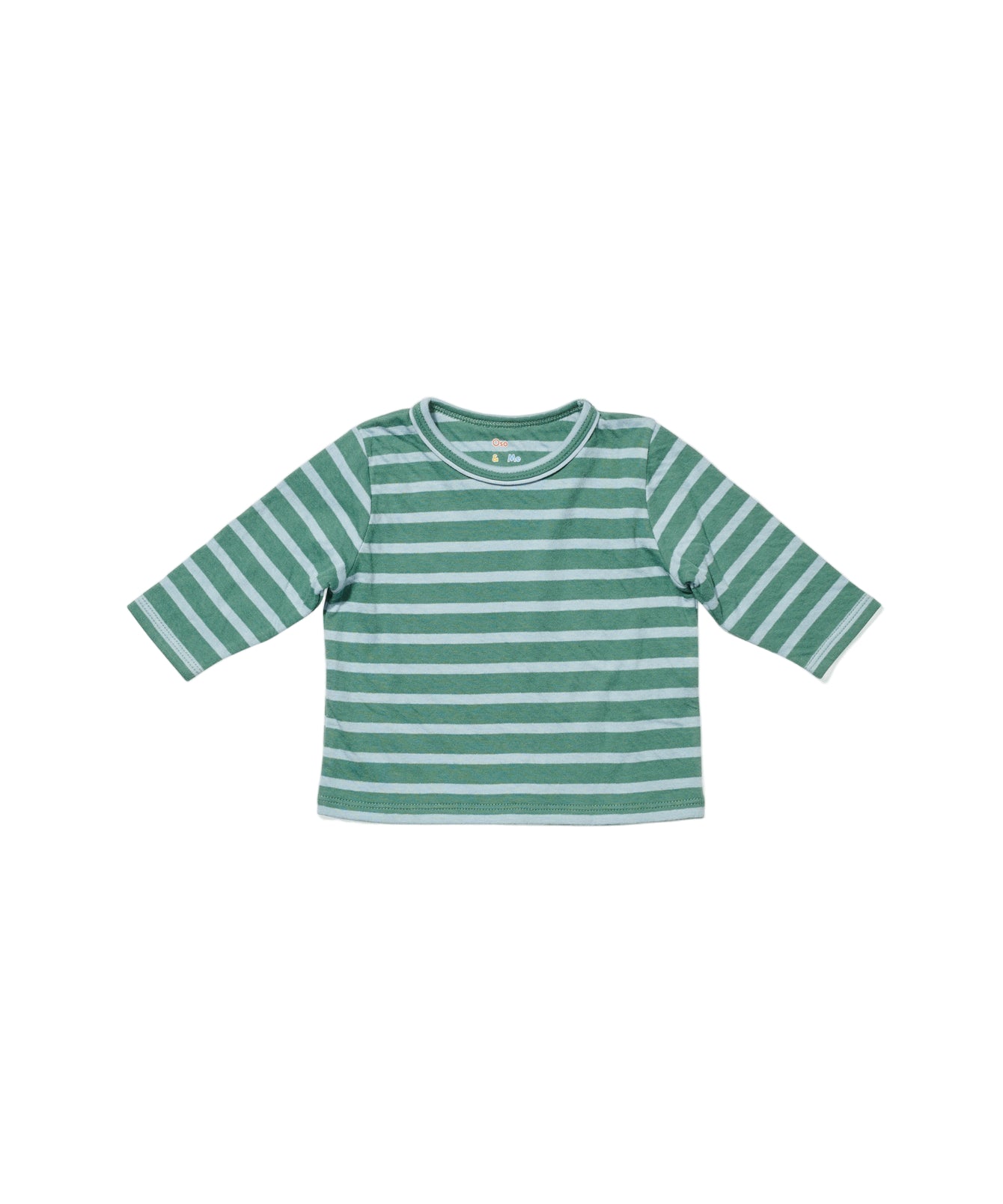 Edward Baby T-Shirt in Forest Stripe