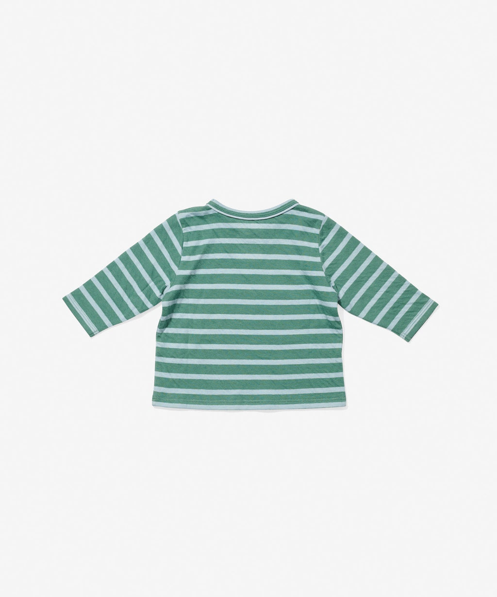 Edward Baby T-Shirt in Forest Stripe